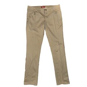 Dickies Womens Size 15 Tan Brown Workwear Straight Leg Pants
